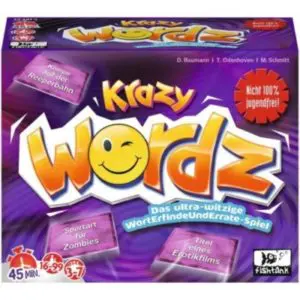 Krazy Wordz lila Schachtel -die besten Gesellschaftsspiele für Erwachsene