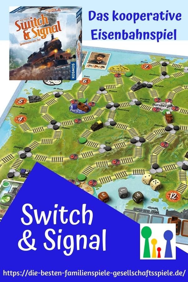 Switch & Signal - gemeinsam ans Ziel: Kooperatives Brettspiel für Eisenbahnfans & Familien
