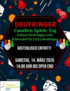 Brettspiel Nachmittag mit  Open End März 2026