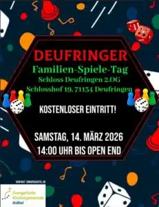 Brettspiel Nachmittag mit  Open End März 2026