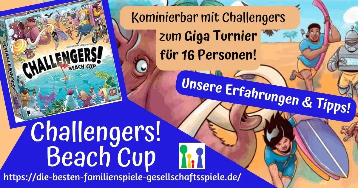 Challengers Beach Cup - kombinierbar mit zum Giga-Turnier für 16 Personen
