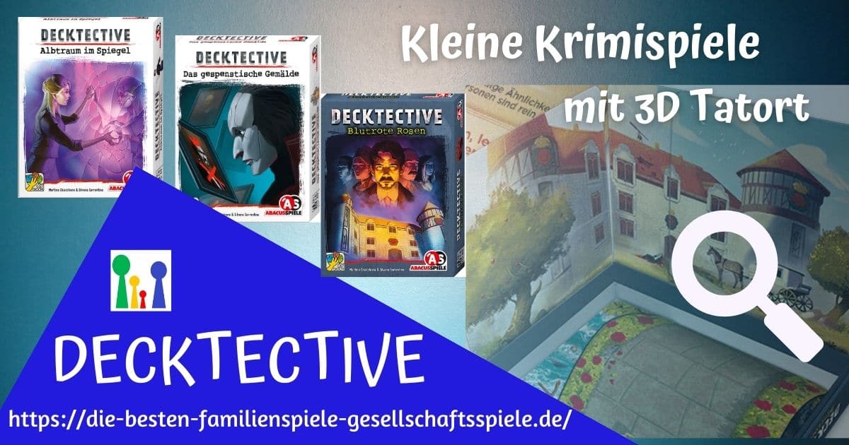 Decktective - Kleine Krimispiele mit 3D Tatort