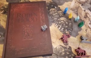 Die Abenteuer des Robin Hood - gebundenes Buch und hochwertige Holtfigurenlan