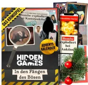 Hidden Games - Special Edition Krimispiel - In den Fängen des Bösen - Deutsch - Krimispiel, spannendes Detektivspiel, Escape Room Spiel Hidden Games - Special Edition Krimispiel - In den Fängen des Bösen - Deutsch - Krimispiel, spannendes Detektivspiel, Escape Room Spiel