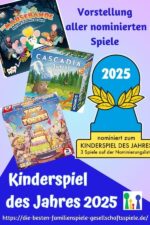Kinderspiel des Jahres 2025 – Die nominierten Spiele für Kinder