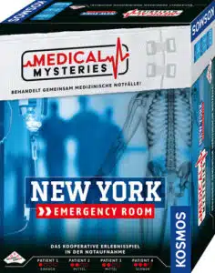 Kennerspiel des Jahres 2025 Empfehlungsliste: Medical Mysteries: New York – Emergency Room