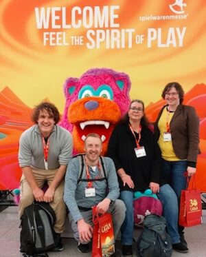 Spielwarenmesse 2025 Simone Spielt & Spieletastisch Team