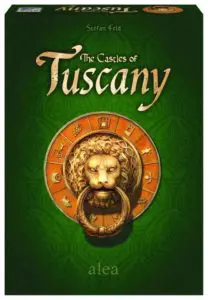 The Castles of Tuscany - Taktisches Legespiel mit Wettrennen Charakter von Stefan Feld 