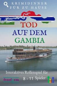 Tod auf dem Gambia - Krimispiele für zu Hause für 8 bis 11 Personen