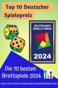 die besten Brettspiele 2024 - TOP 10 Deutscher Spielpreis 2024