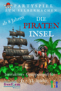 Die Pirateninsel - Gruppenspiel für 6-32 Kinder ab 8 Jahre
