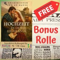Ginger MacRoberts - Kostenloser Extra Charakter für das Freeformgames rKrimispiel Hochzeit in den Highlands