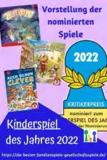Kinderspiel des Jahres 2022 – Vorstellung aller nominierten Spiele!